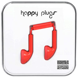 Happy Plugs Earbud Coral